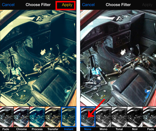iOS 7 camera filters guide 2