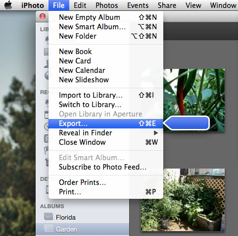 iphoto 9.6.1 export slideshow