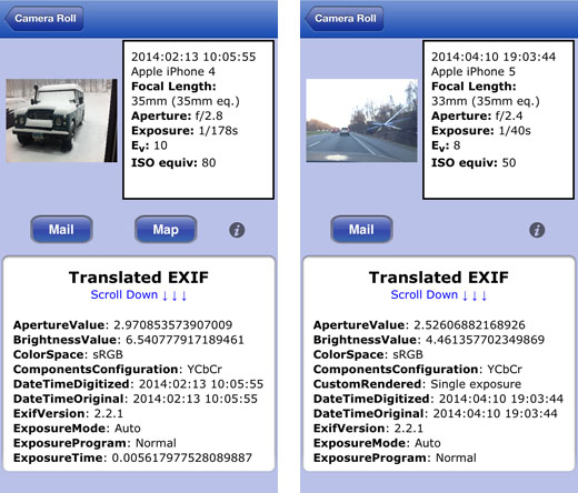 exif data viewer location