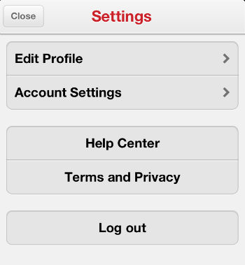 Pinterest Settings